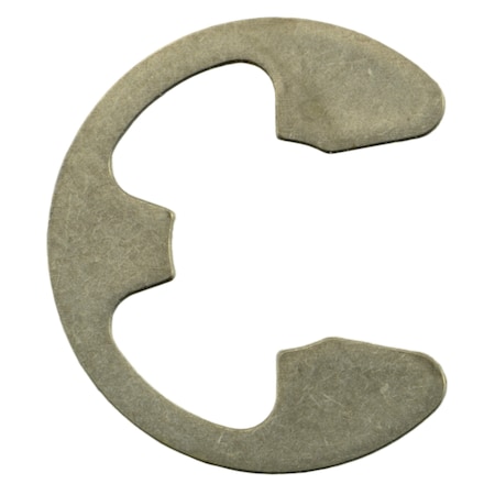 Midwest Fastener External-E E-Clip, 18-8 Stainless Steel Plain Finish, 3/8 in Shaft Dia, 15 PK 36752